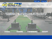Tablet Screenshot of elitefitcenter.com